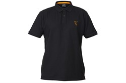 Футболка Fox Collection Orange and Black Polo Shirt - фото 10715
