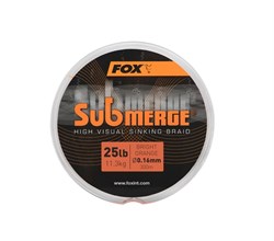 Плетеный шнур быстро тонущий Fox Submerge High Visual Sinking Braid 300м - фото 13570