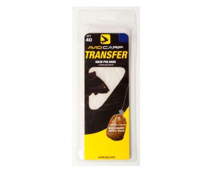 ПВА-пакети Avid Carp Transfer Solid Pva Bags &mdash; 80&times;120 мм, 40 шт. AVTSPB/07 фото