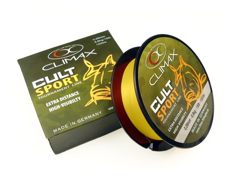 Леска Climax Cult Carp Sport yellow 0.20 8463-11000-020 фото