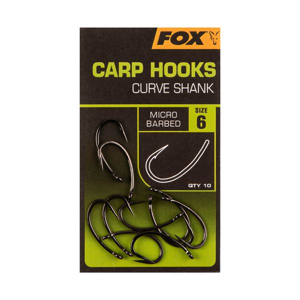 Крючки Fox Carp Hooks Curve Shank CHK231 фото