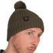 Шапка Fox Merino Bobble оливковая CHH013 фото 1