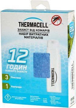 Набір картриджів і пластин Thermacell R-1 Mosquito Repellent Refills, 12 годин 1200.05.40 фото