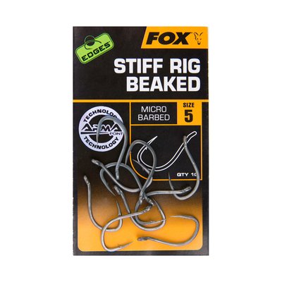 Крючки Fox Edges Stiff Rig Beaked CHK167 фото