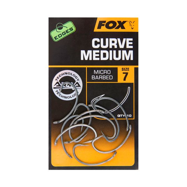 Крючки Fox Edges Curve Shank Medium CHK198 фото