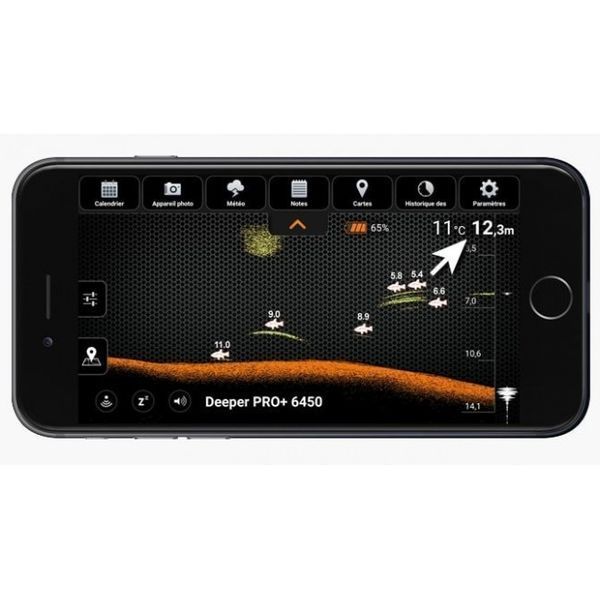 Ехолот Deeper Smart Sonar PRO+ Kayak Bundle з кріпленням для човна ITGAM1135 фото