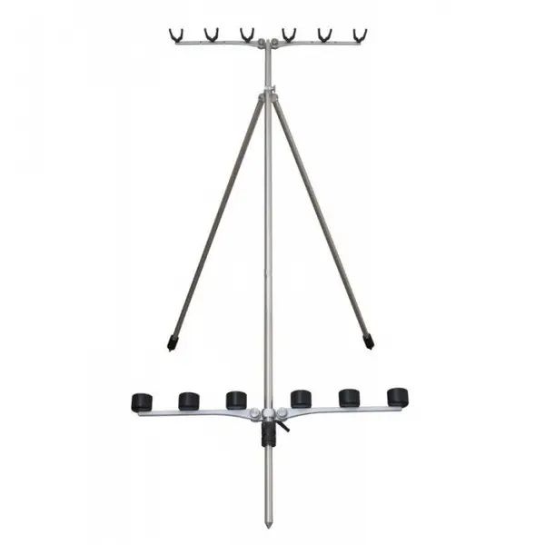 Підставка для запасних вудлищ Meccanica Vadese Tripod Mico 4 / 6 / 8 Rod Steel MV.0200.00/D фото