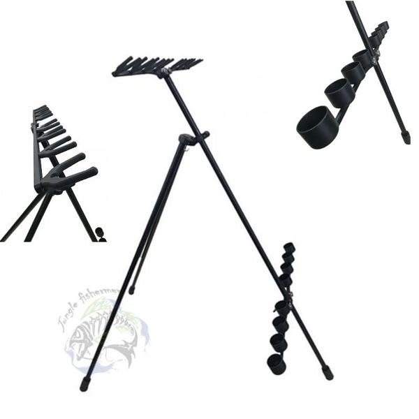 Підставка для запасних вудлищ Meccanica Vadese Tripod Mico 4 / 6 / 8 Rod Black MV.0200.00/F фото