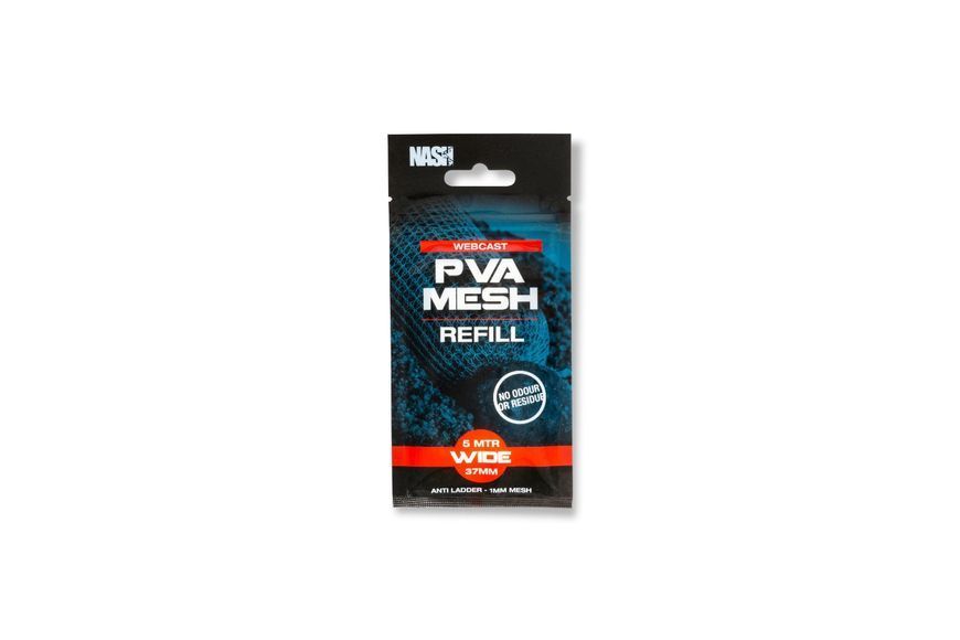 Запасна ПВА-сітка Nash Webcast PVA Refill &mdash; Wide 37 мм, 5 м T8668 фото