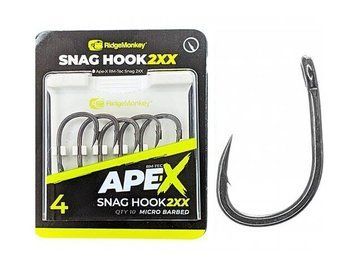 Гачки RidgeMonkey Ape-X Snag 2XX RMT243 фото