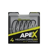 Крючки RidgeMonkey Ape-X Medium Curve 2XX Barbed